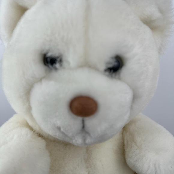 24K Polar Puff Rare Special Effects 1987 Jessie White Teddy Bear 10” #4137 Plush - Picture 2 of 8